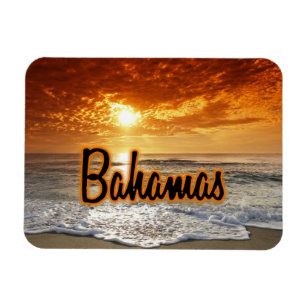Magnet Flexible coucher de soleil aux Bahamas