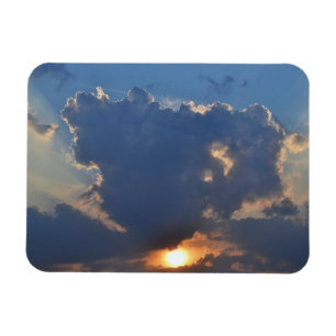 Magnet Flexible Coucher de soleil avec formation Teacup Cloud par