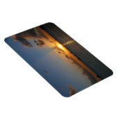 Magnet Flexible Coucher de soleil avec voiliers Paysage tropical P (Côté Droit)