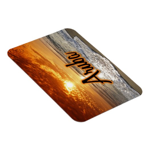 Magnet Flexible Coucher de soleil d'Aruba (Côté Droit)