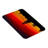 Magnet Flexible Coucher de soleil de Yellowstone (Côté Droit)