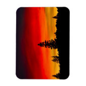Magnet Flexible Coucher de soleil de Yellowstone (Vertical)