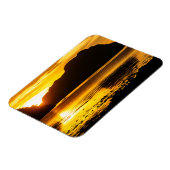 Magnet Flexible Coucher de soleil doré sur la baie (Côté Gauche)