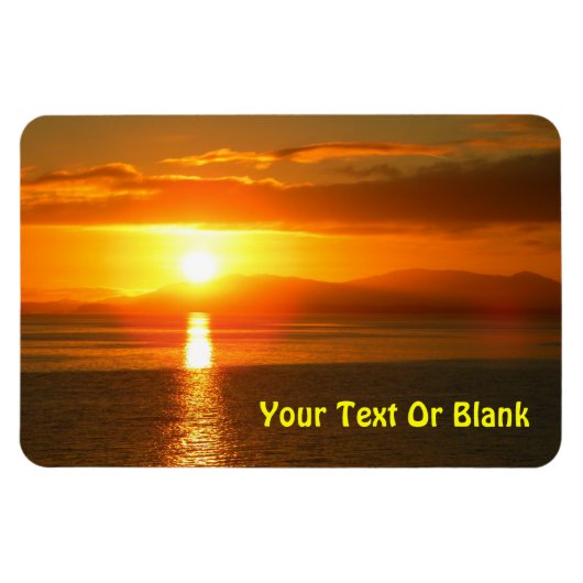 Magnet Flexible Coucher de soleil du passage intérieur (Horizontal)