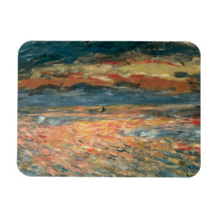 Magnet Flexible Coucher de soleil en mer par Pierre Renoir, Art Vi