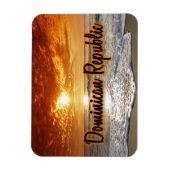 Magnet Flexible Coucher de soleil en République Dominicaine (Vertical)