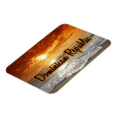 Magnet Flexible Coucher de soleil en République Dominicaine (Côté Gauche)