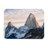 Coucher De Soleil Et Nuages Sur Le Mont Fitzroy