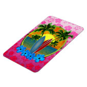 Magnet Flexible Coucher De Soleil Et Planches De Surf (Côté Gauche)