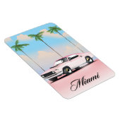 Magnet Flexible Coucher de soleil rose à Miami (Côté Droit)
