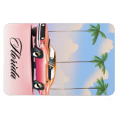 Magnet Flexible Coucher de soleil rose de Floride (Horizontal)