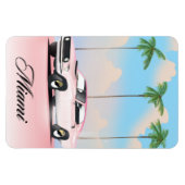Magnet Flexible Coucher de soleil rose de Miami (Horizontal)