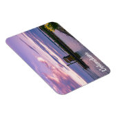 Magnet Flexible Coucher de soleil rose sur le lac (Côté Droit)