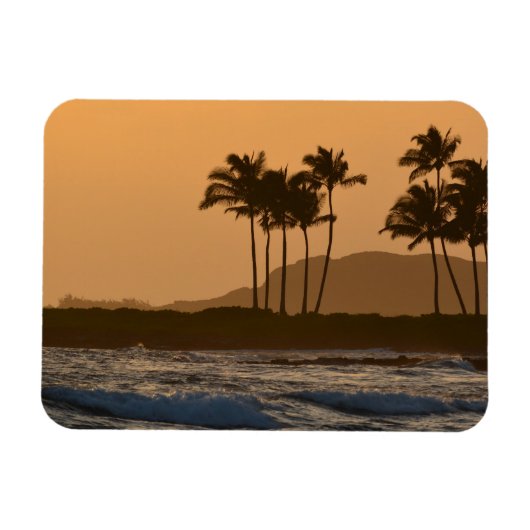Magnet Flexible Coucher de soleil sur Kauai (Horizontal)