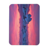 Magnet Flexible Coucher de soleil sur la lagune du glacier Jokulsa (Vertical)