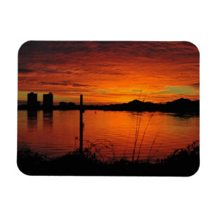 Magnet Flexible Coucher de soleil sur la plage de Pensacola