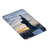 Magnet Flexible Coucher de soleil sur la réplique de la statue de  (Côté Droit)