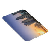 Magnet Flexible Coucher de soleil sur la ville de Doha, Qatar (Côté Droit)