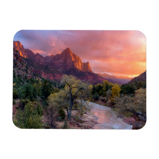 Magnet Flexible Coucher de soleil sur le gardien (Horizontal)