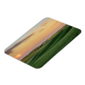 Magnet Flexible Coucher de soleil sur les champs de blé | État de (Côté Gauche)