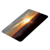 Magnet Flexible Coucher de soleil sur l'île de Chincoteague. (Côté Gauche)