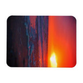 Magnet Flexible Coucher de soleil sur l'océan (Horizontal)