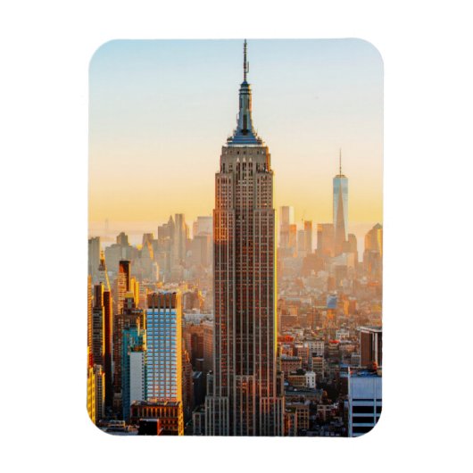 Magnet Flexible Coucher de soleil sur New York (Vertical)