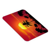 Magnet Flexible Coucher de soleil tropical (Côté Droit)