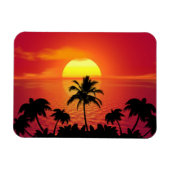 Magnet Flexible Coucher de soleil tropical (Horizontal)