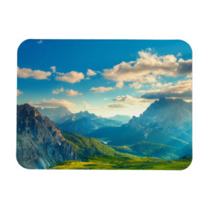 Magnet Flexible Coucher du soleil dans les montagnes