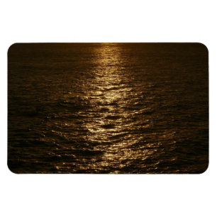 Magnet Flexible Coucher du soleil sur l'eau Photographie de l'océa