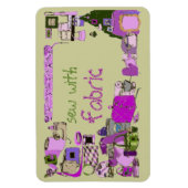 Magnet Flexible Coudre Avec Aimant Flexi Premium Fabric (Vertical)