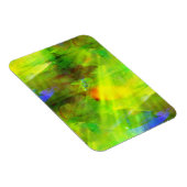 Magnet Flexible couleur abstrait transparent arrière - plan vert, (Côté Droit)