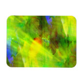 Magnet Flexible couleur abstrait transparent arrière - plan vert, (Horizontal)