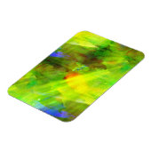 Magnet Flexible couleur abstrait transparent arrière - plan vert, (Côté Gauche)