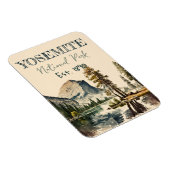 Magnet Flexible Couleur d'eau du parc national Yosemite Coucher de (Côté Droit)