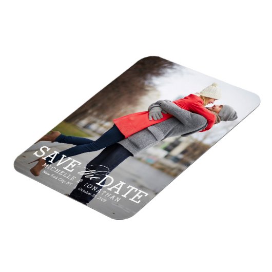 Magnet Flexible Couleur modifiable intemporelle simple Enregistrer (Côté Gauche)