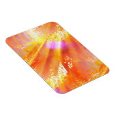 Magnet Flexible couleur transparente art arrière - plan jaune, ora (Côté Droit)