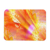 Magnet Flexible couleur transparente art arrière - plan jaune, ora (Horizontal)