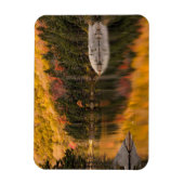Magnet Flexible Couleurs automnales reflétées sur l'étang de casto (Vertical)