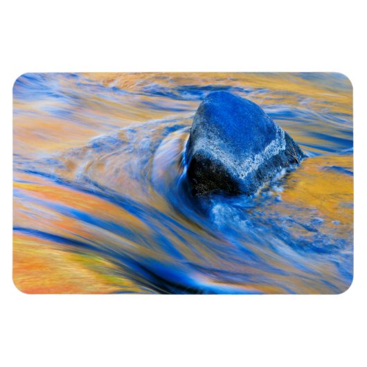 Magnet Flexible Couleurs d'automne Eau Abstrait (Horizontal)
