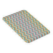 Magnet Flexible Couleurs douces et chaudes ZigZag (Côté Droit)