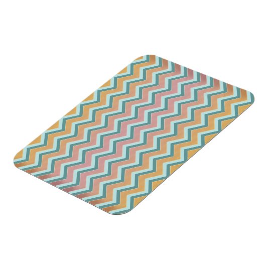 Magnet Flexible Couleurs douces et chaudes ZigZag (Côté Gauche)
