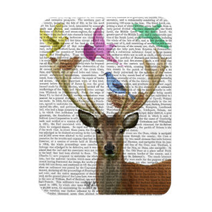 Magnet Flexible Couleurs pastel de nids de cerfs communs et