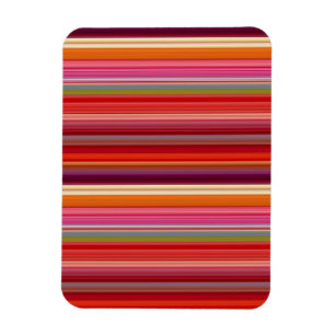 Magnet Flexible Couleurs rayées vintages