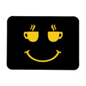 Magnet Flexible Coupe de café sourire (Horizontal)