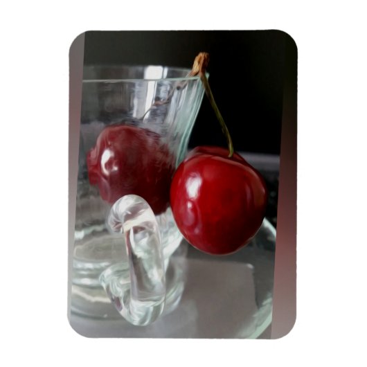 Magnet Flexible Coupe de cerises (Vertical)