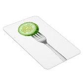 Magnet Flexible Coupe de concombre sur une fourchette (Côté Droit)