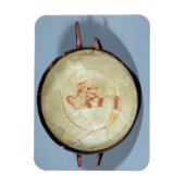 Magnet Flexible Coupe sans pied, debout Muse jouant la lyre, (Vertical)