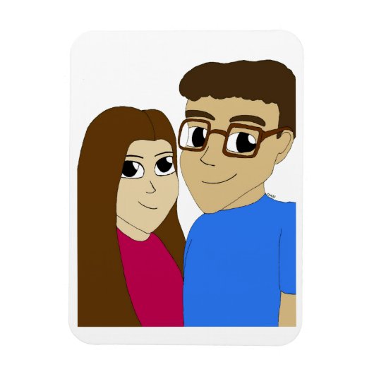 Magnet Flexible couple Chibi (Vertical)